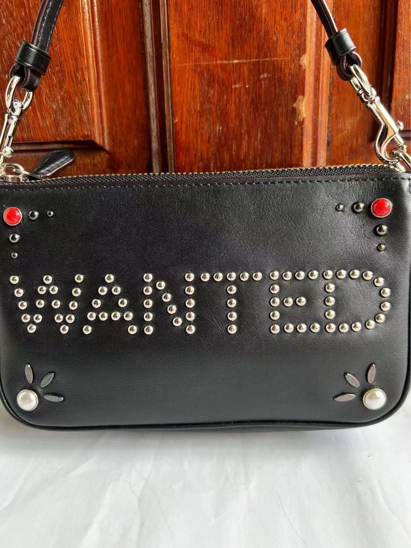 Coach black studded bag new arrivals