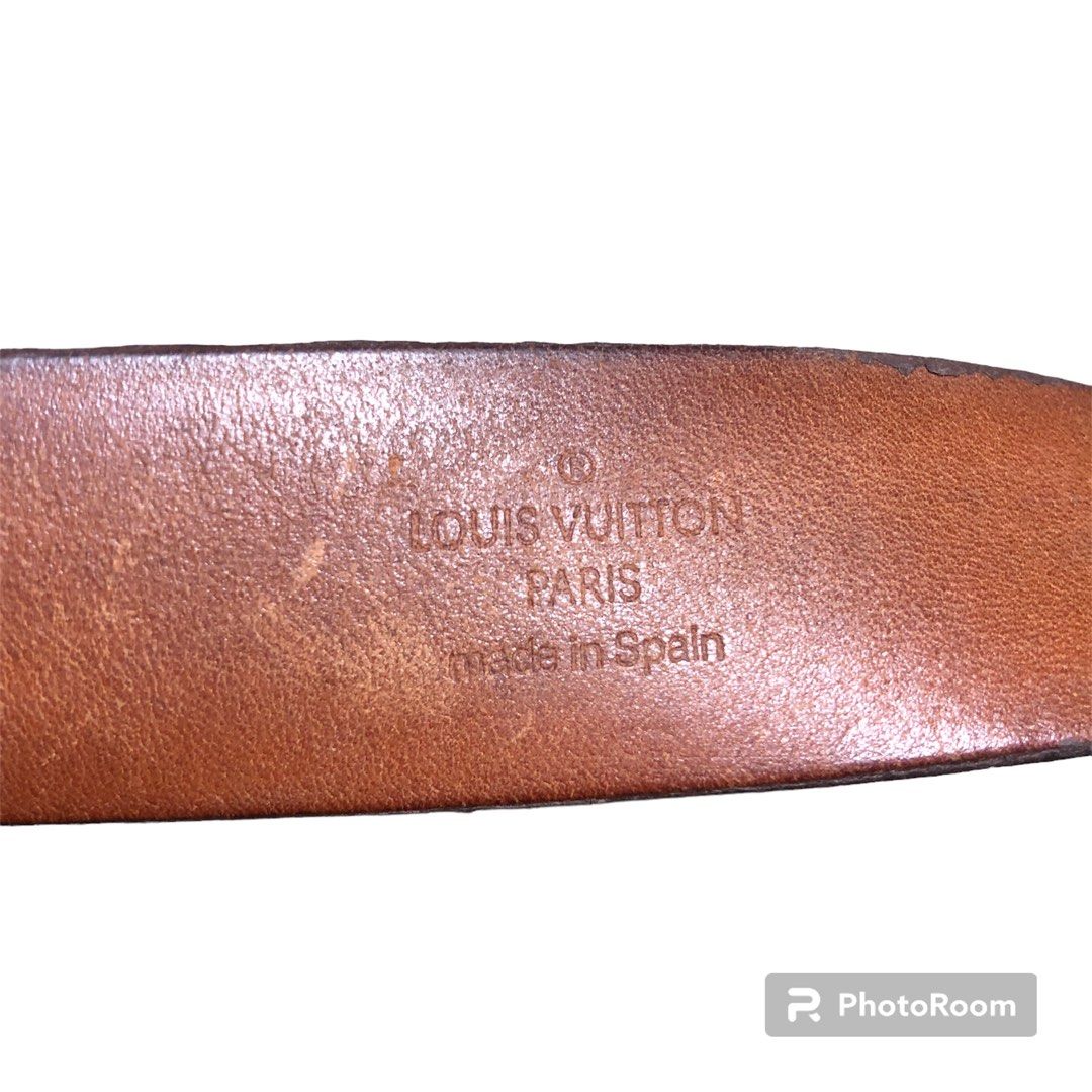 Louis Vuitton 20mm Monogram Canvas Initiales Monogram Belt - Yoogi's Closet