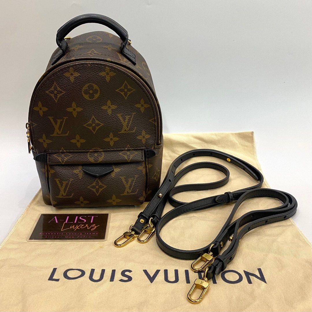 Preloved authentic Louis Vuitton Lv mini palm spring backpack reverse  monogram, Luxury, Bags & Wallets on Carousell
