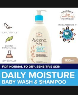 Aveeno Daily Moisture Wash & Shampoo Authentic S&R