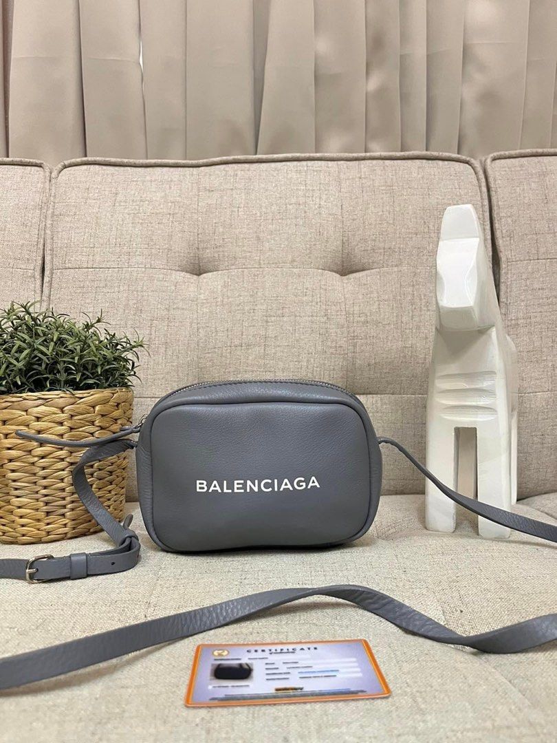 Balenciaga Everyday xs Camera Bag (Category: Luxury Bags & Wallets) located in Manila. Submitted by bagislifeshop (Listing ID 1249351983, Image 1). Description: On Hand in PH 🇵🇭 100% Authentic Balenciaga Everyday xs Camera Bag Condition: 9/10 Comes with Entrupy Cert .