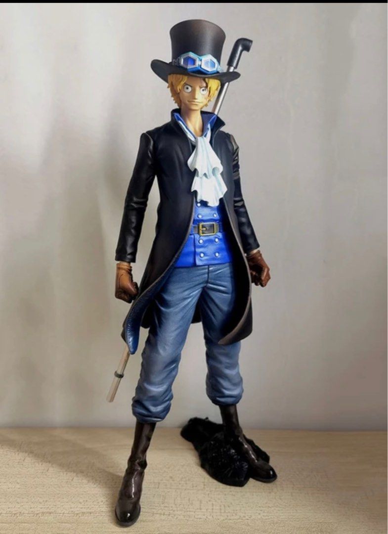 Banpresto One Piece Sabo Master Stars Piece Figure (Category: Toy Figures) located in Singapore. Submitted by gon.freecz (Listing ID 1249399191, Image 2). Description: This sculpture of The Sabo stands at a whopping 10.25 inches Part of the Master Stars Piece Figure Series Readers of the One Piece manga will be very familiar with this character who is revealed to be the 3rd brother of Ace and Luffy..