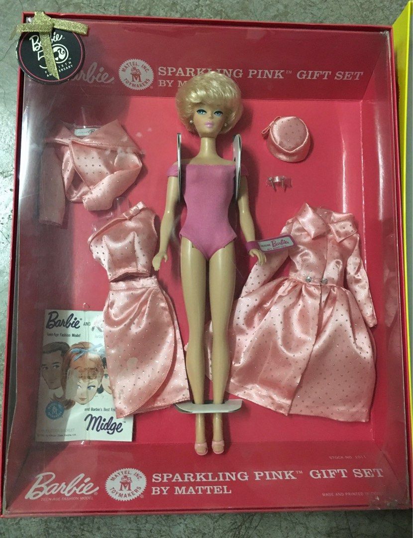 barbie sparkling pink gift set 2008 reproduce clearance no more than 8500 worldwide