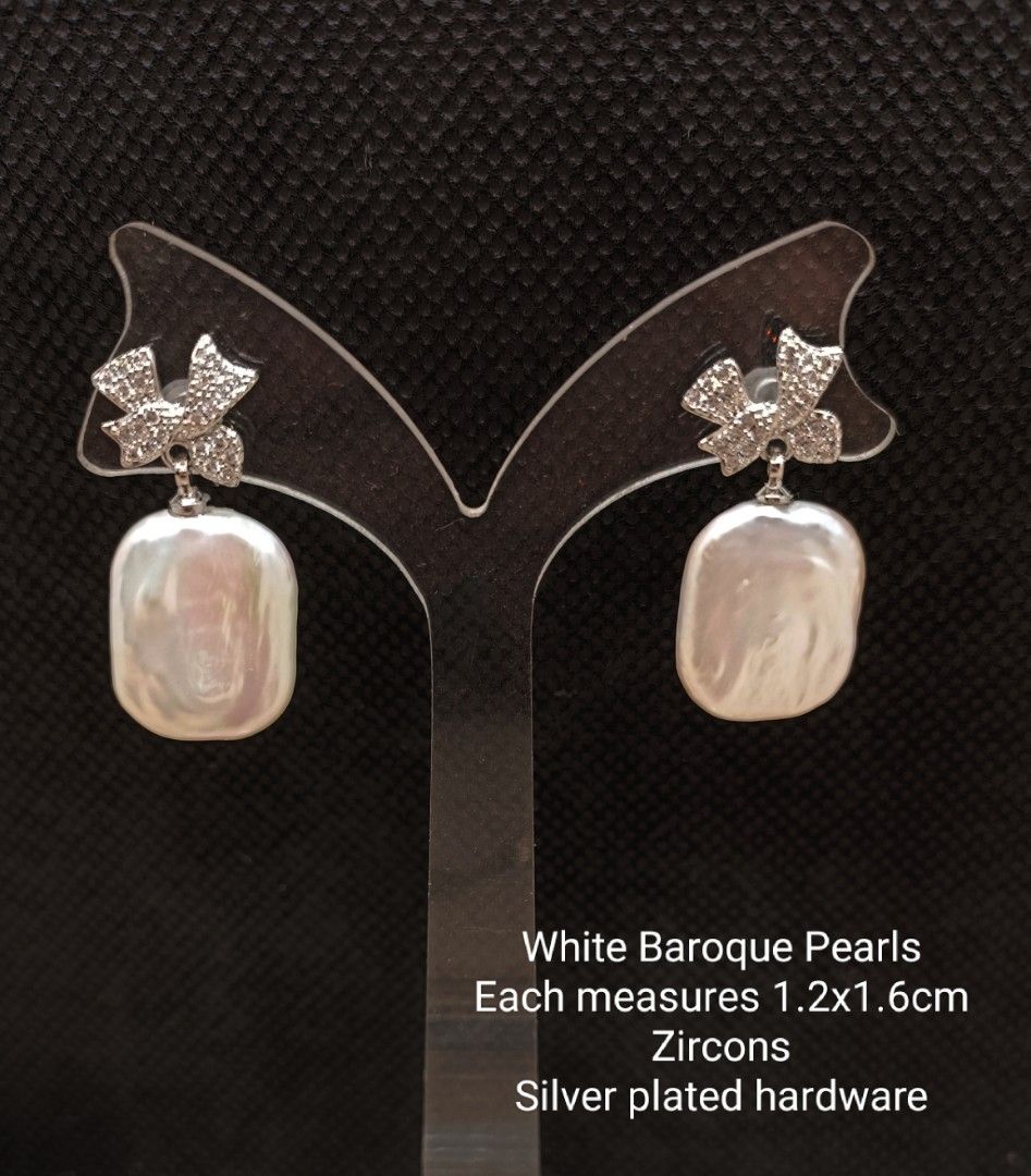White baroque pearls new arrivals