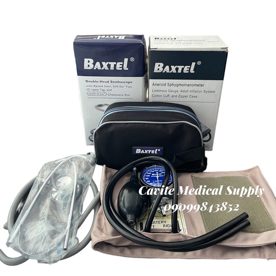 Baxtel Sphygmomanometer & Stethoscope Set / Manual Bp Monitor on Carousell