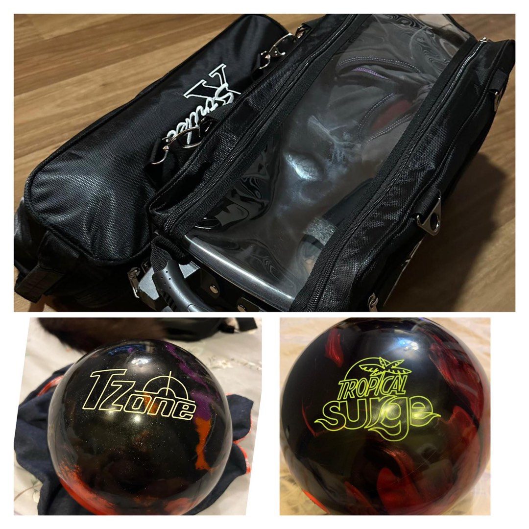 Beginner reactive bowling set + Bag (Balls and bag), Sports Equipment