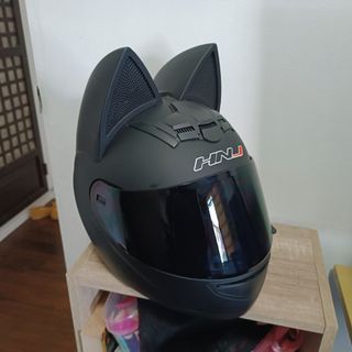 Black Cat Ear Helmet