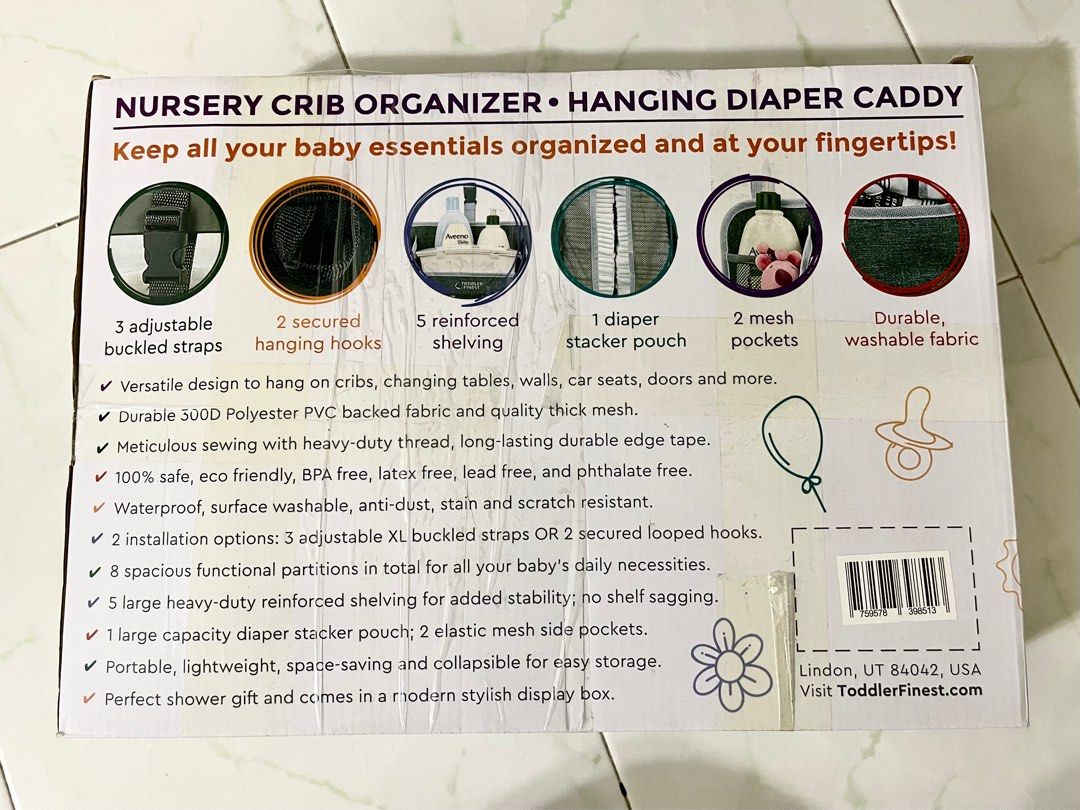 BNIB Changing Table organiser, Babies & Kids, Baby Nursery & Kids