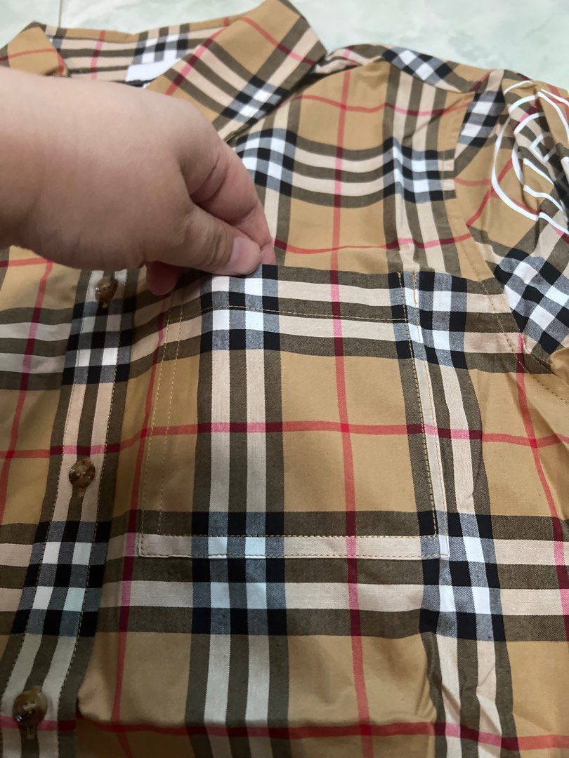 Authentic burberry clearance fabric