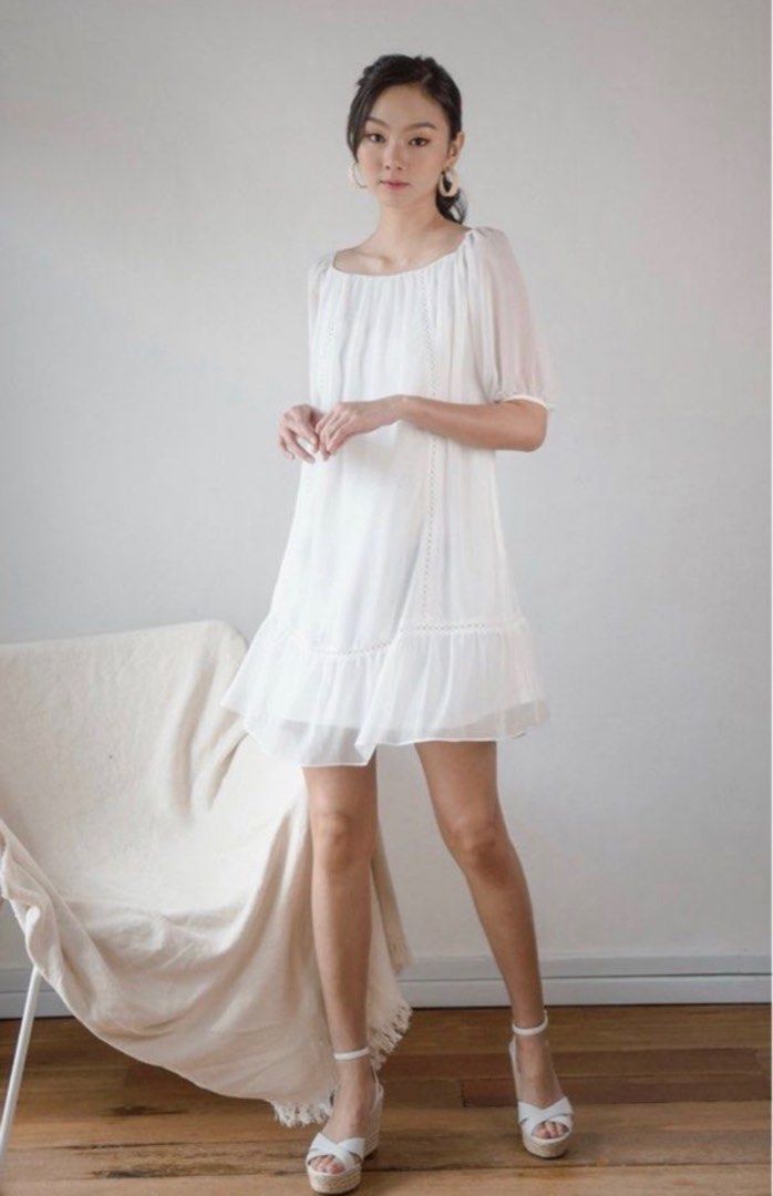 Brand New with Tag The Thread Theory White Babydoll 2 way off