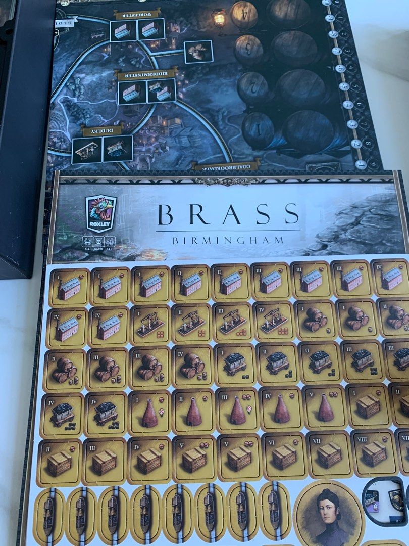 Brass Birmingham Tokens 