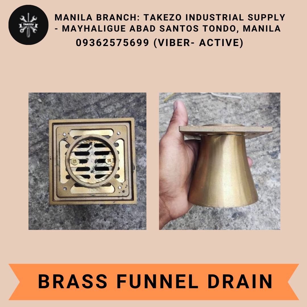 BRASS FUNNEL DRAIN on Carousell