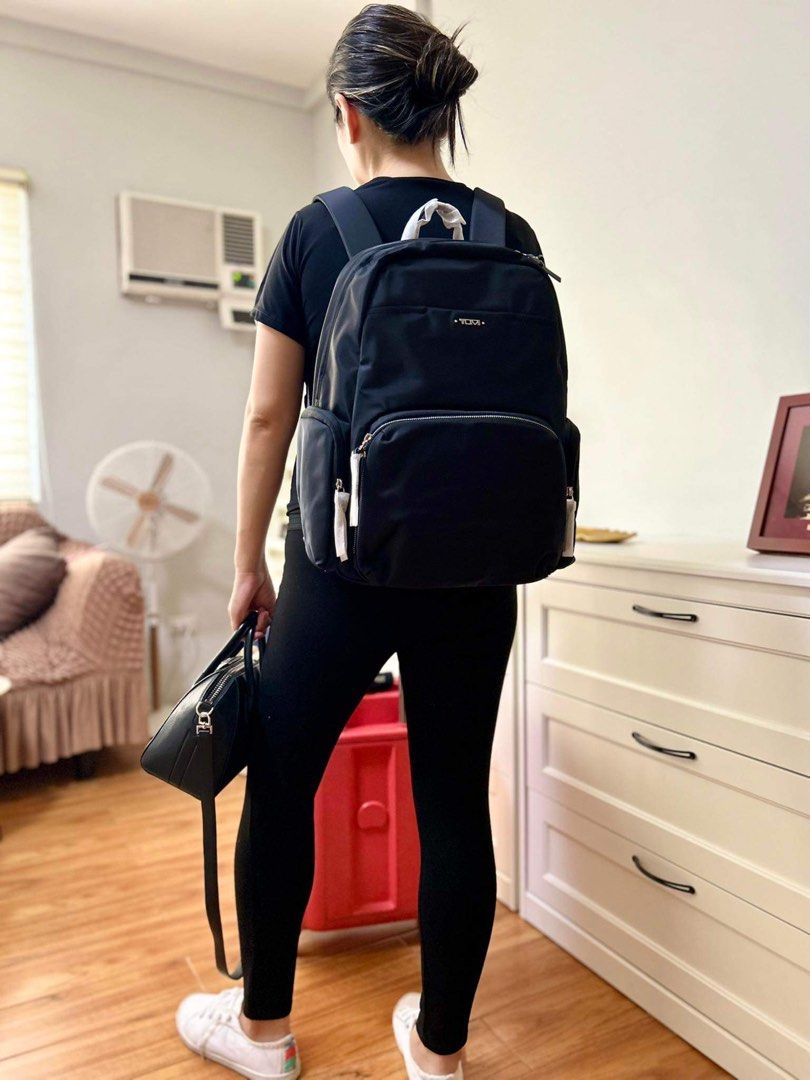 Br nd New T U M I Meggie Backpack in SILVER hardware Luxury Bags