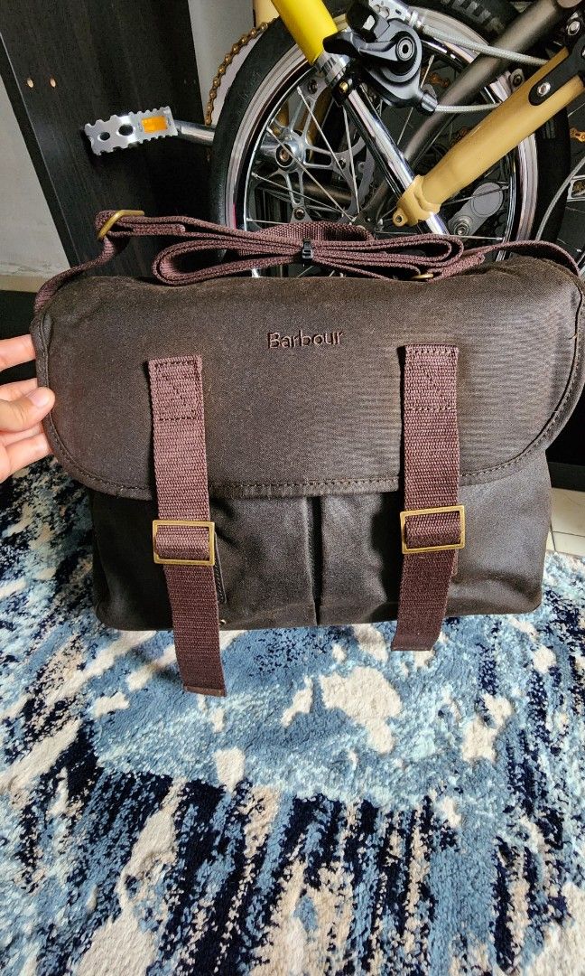 Brompton barbour bag discount