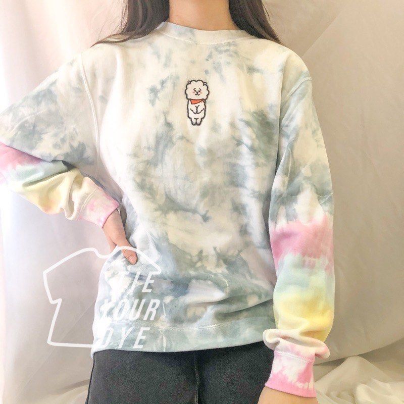 Sweater tie sales dye bt21