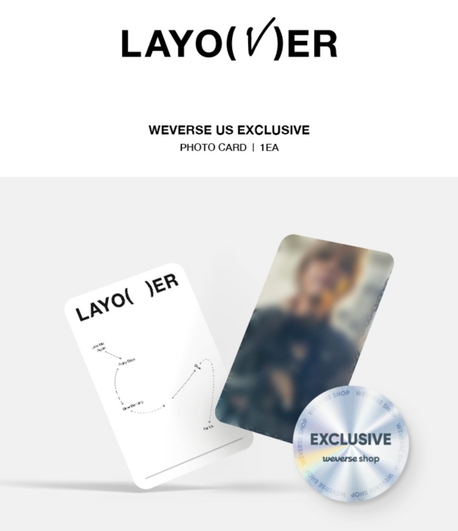 BTS V: Layover Sealed Album US Exclusive (Weverse USA, Walmart, Target,  Barnes and Noble)