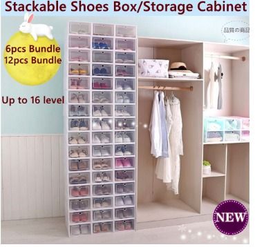White shoe hot sale storage box