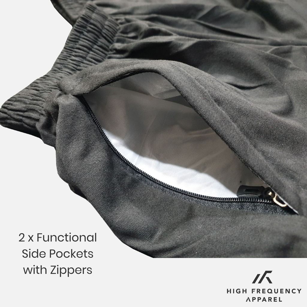 BUNDLE OF 3] PLUS Size Plain Unisex HF Casual Shorts, Home Shorts, Grey  Shorts, Men Shorts