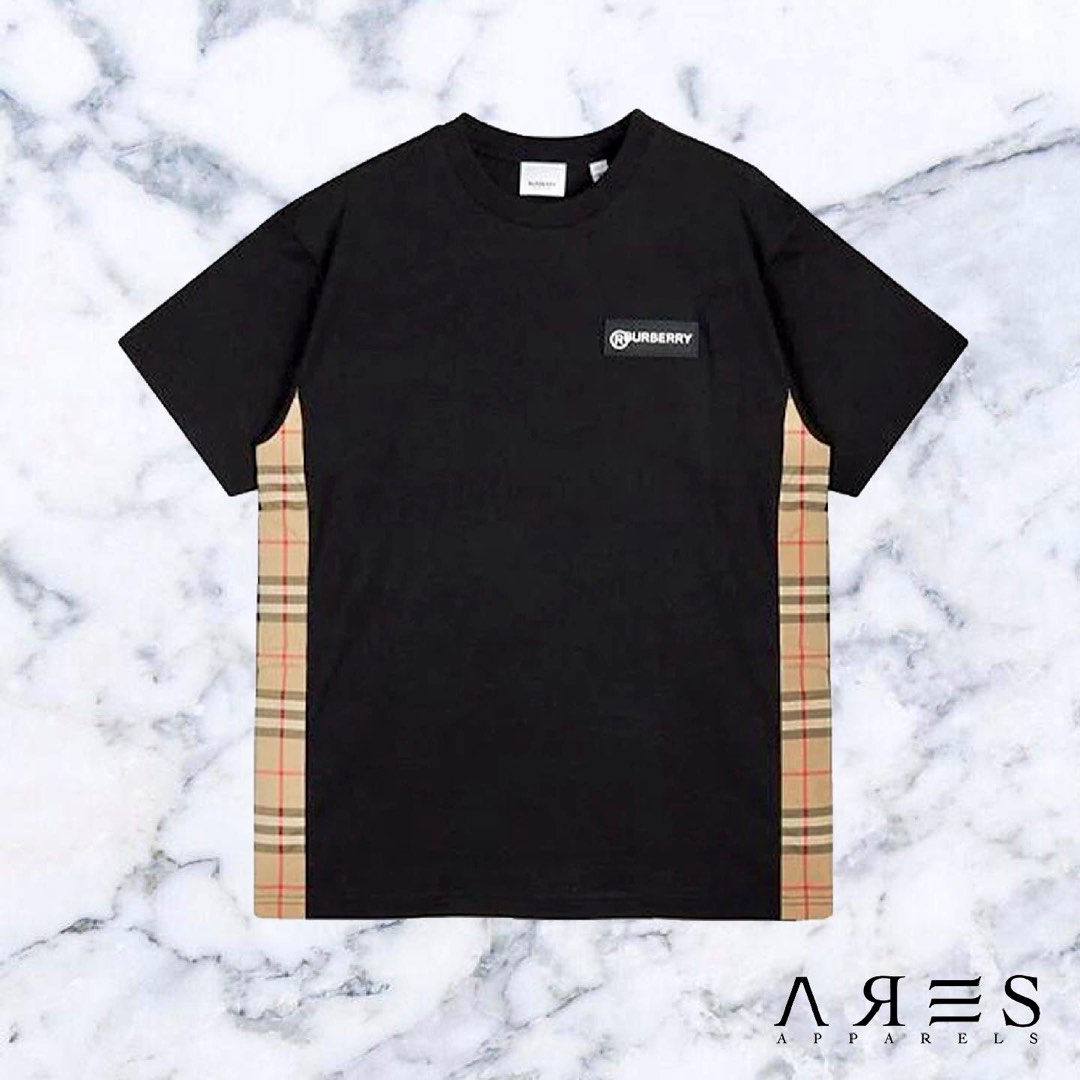 Burberry Side Panel Tee Men s Fashion Tops Sets Tshirts