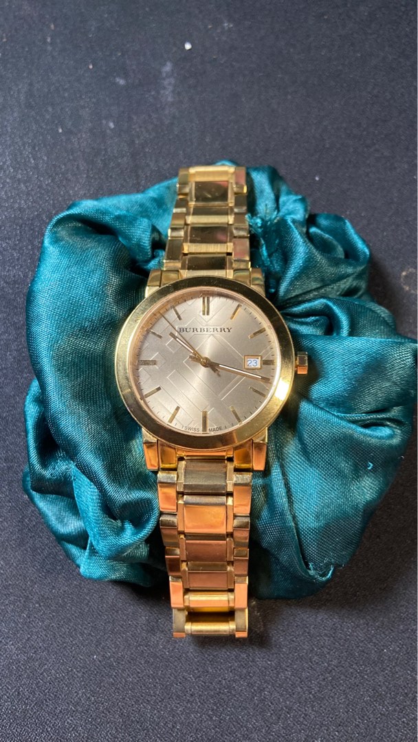 Burberry watch top yellow