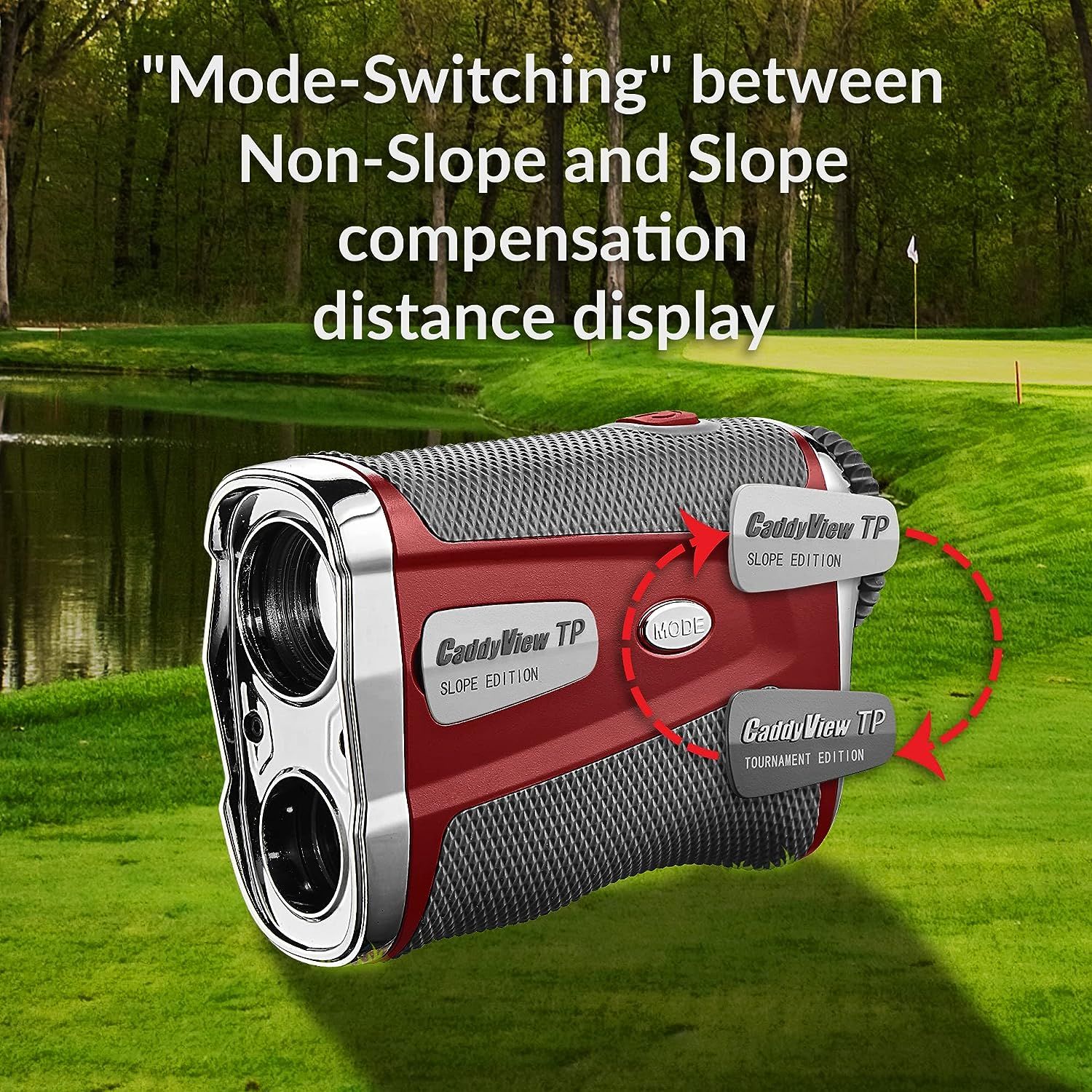 Caddytek Tour Professional Golf Laser Rangefinder with OLED Display