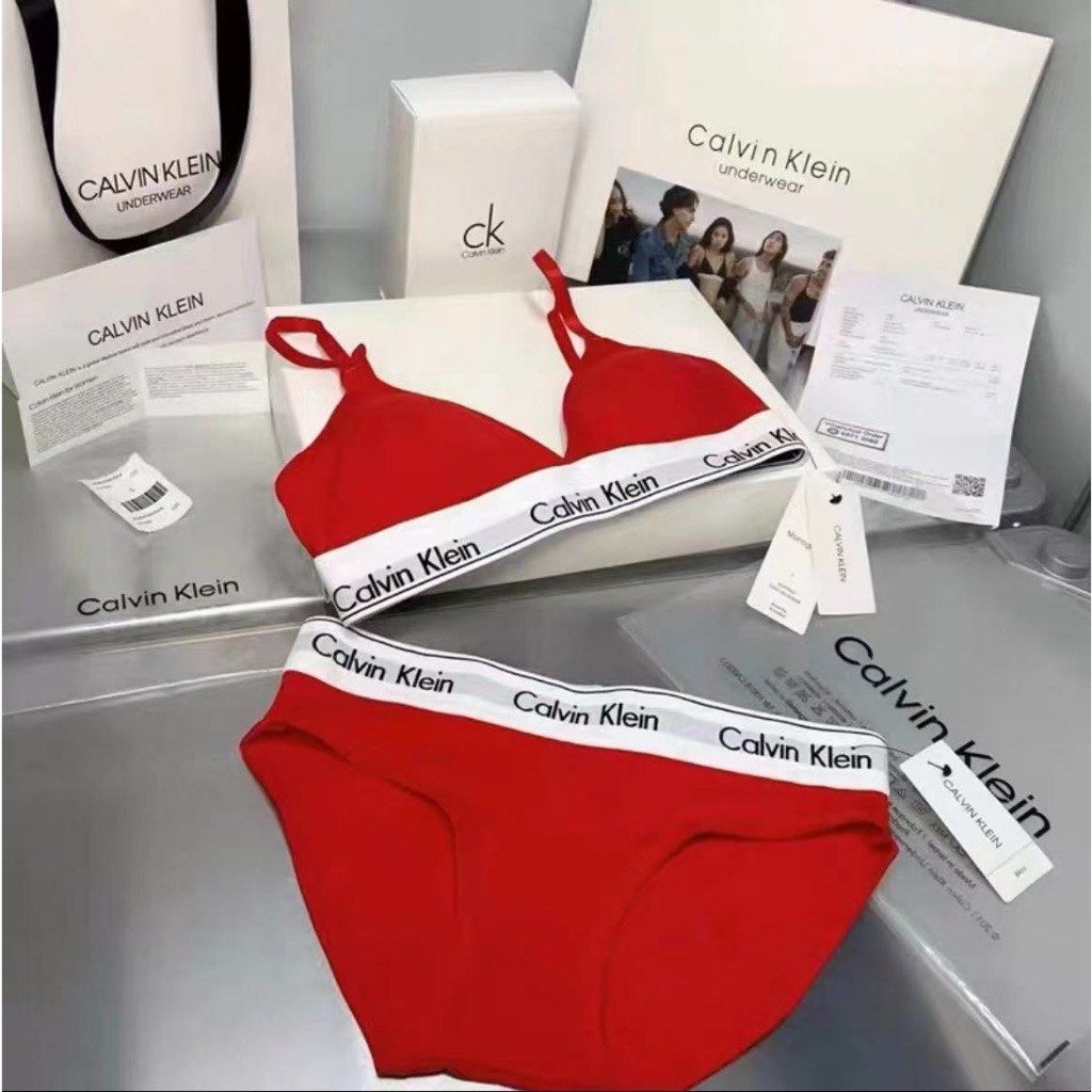 Calvin Klein Women'S Sexy Bra Set Cotton, Women'S Fashion, New  Undergarments & Loungewear On Carousell