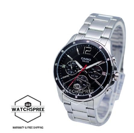 Casio Classic Series Men s Silver Stainless Steel Strap Watch