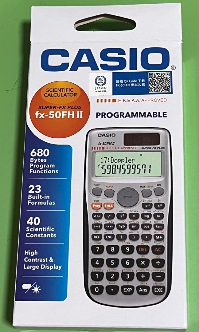 CASIO H.K.E.A.A Approved FX50 FH2