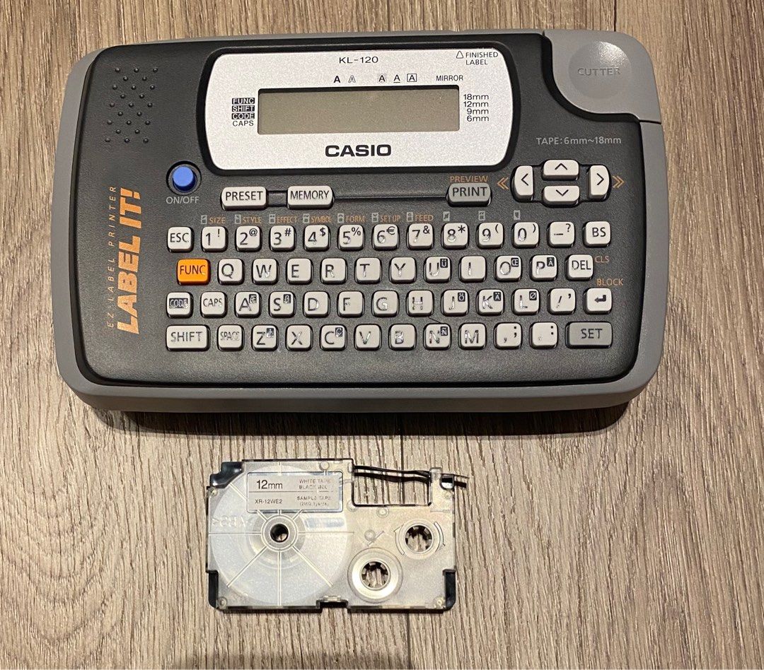 Casio kl120 ezlabel printer, Computers & Tech, Printers, Scanners & Copiers on Carousell