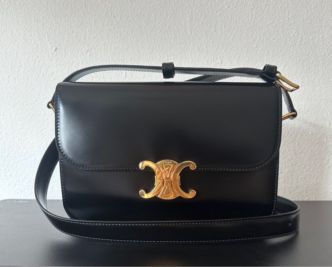 Authentic Celine Small Bucket Triomphe Bag, Luxury, Bags & Wallets on  Carousell