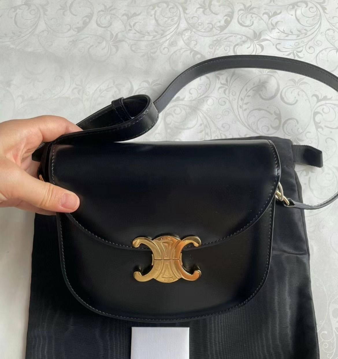 Celine Teen Triomphe Sling Bag, Luxury, Bags & Wallets on Carousell