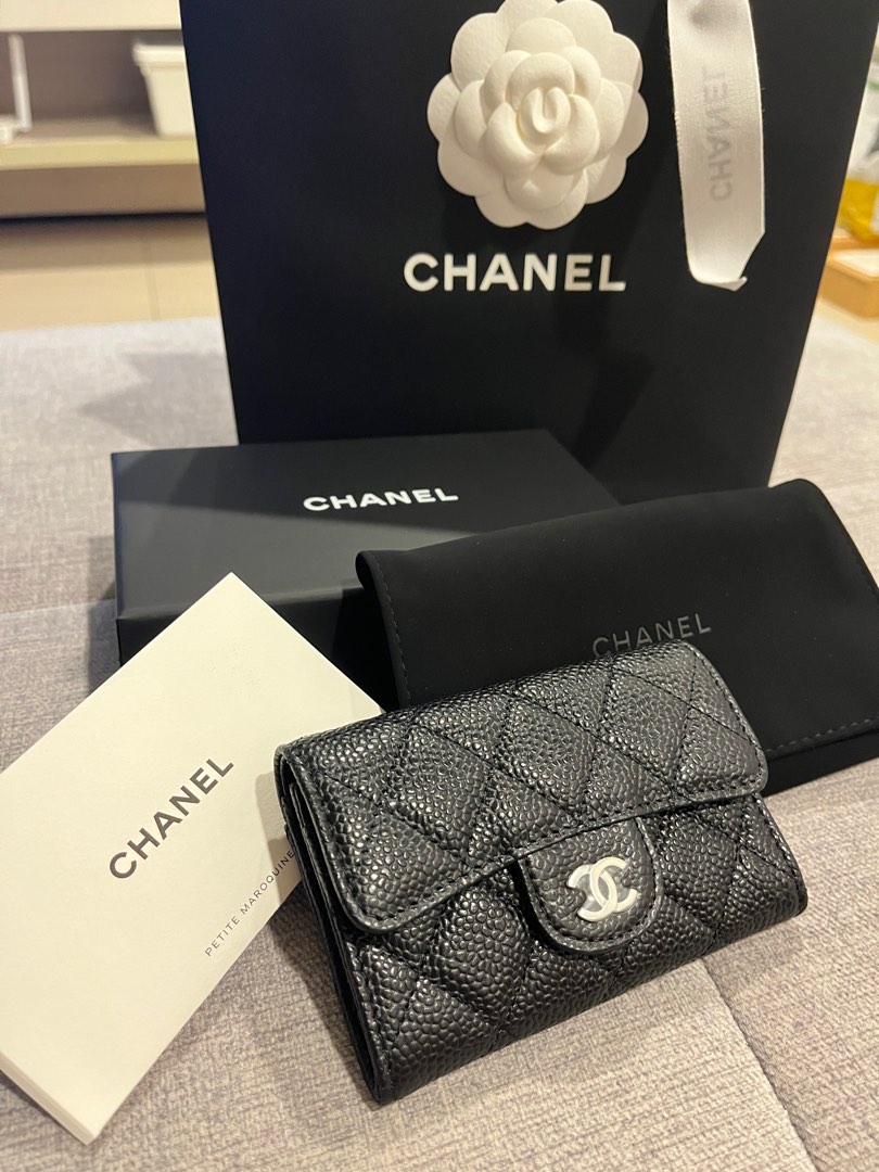 Chanel Cf card holder, Luxury, Bags & Wallets on Carousell