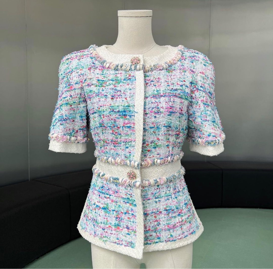 Chanel short sleeve cheap jacket