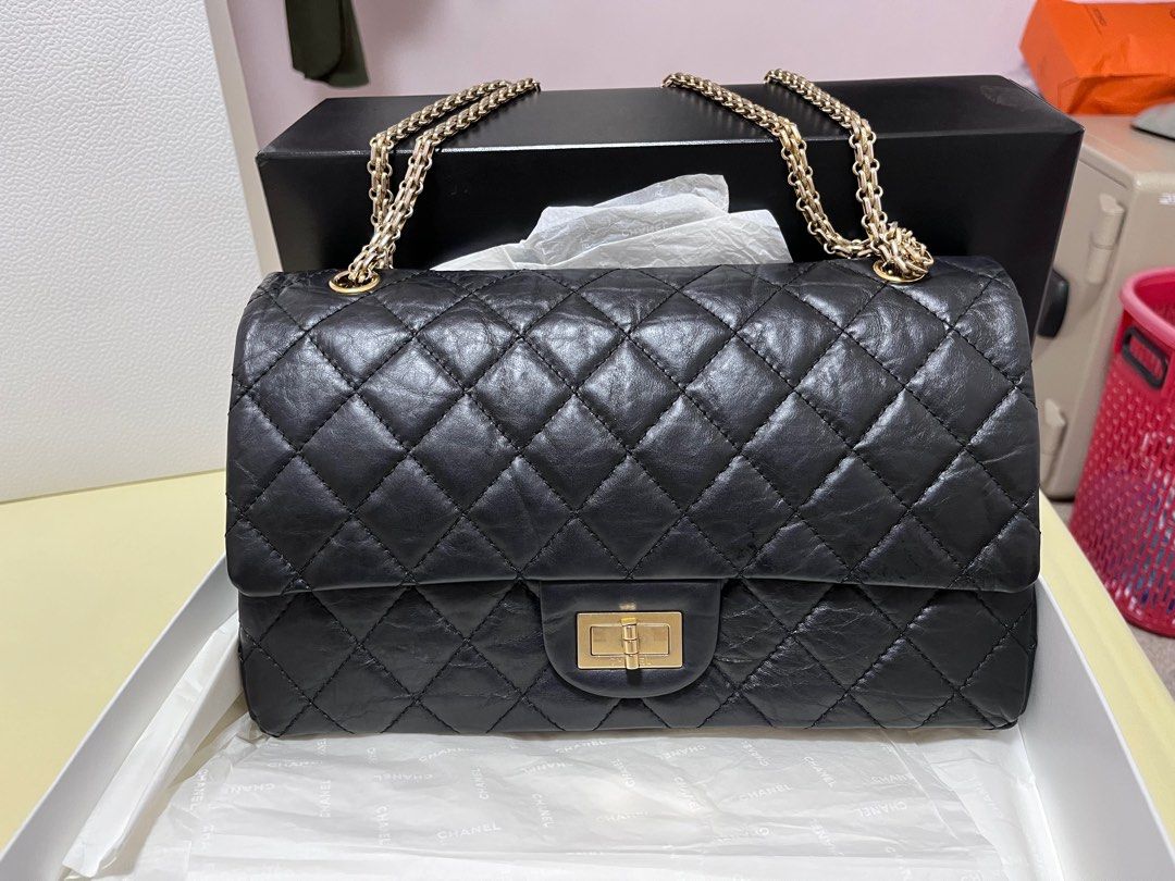 Chanel reissue 2.55 227 Large size, Luxury, Bags & Wallets on Carousell