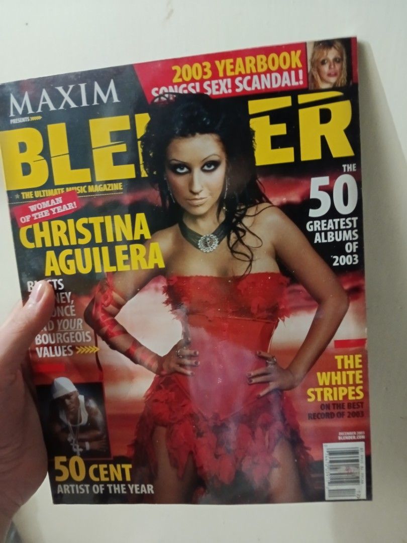 Christina Aguilera Blender Magazine On Carousell 