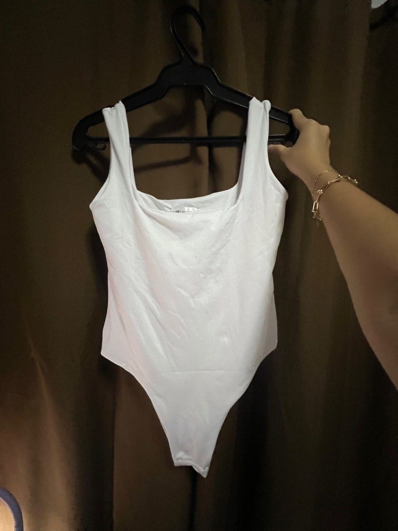 CLARA SQUARENECK DOUBLE LINED BODYSUIT  FHILAR APPAREL, Women's Fashion,  Tops, Others Tops on Carousell