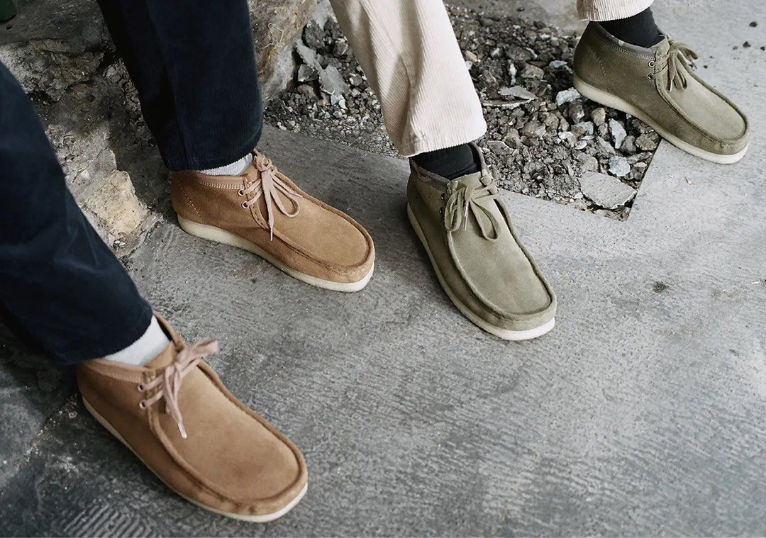Price of online clarks wallabees
