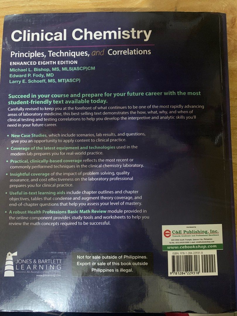 Clinical Chemistry 8th Edition, Hobbies & Toys, Books & Magazines ...