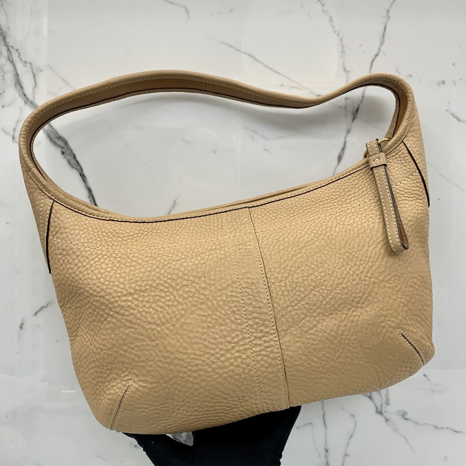 COACH 11612 BEIGE LEATHER ONE SHOULDER BAG 237024472 WE, Luxury 