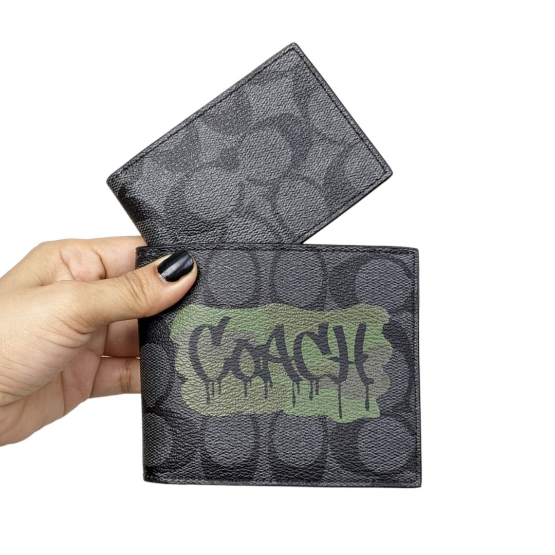 Coach wallet graffiti sale