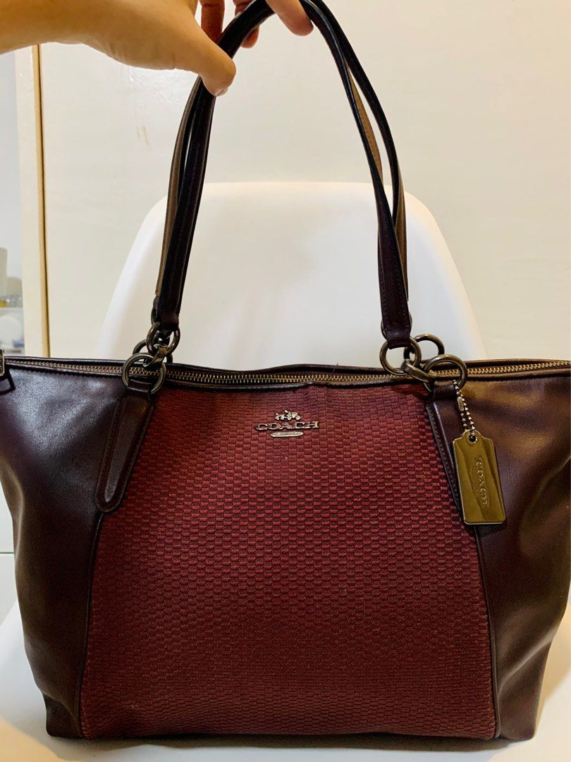 Coach legacy jacquard ava tote online
