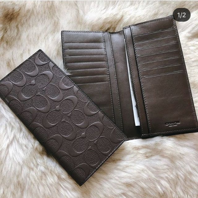 Breast pocket wallet in signature leather hotsell