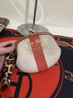 Coach Monogram Mini Pochette, Luxury, Bags & Wallets on Carousell