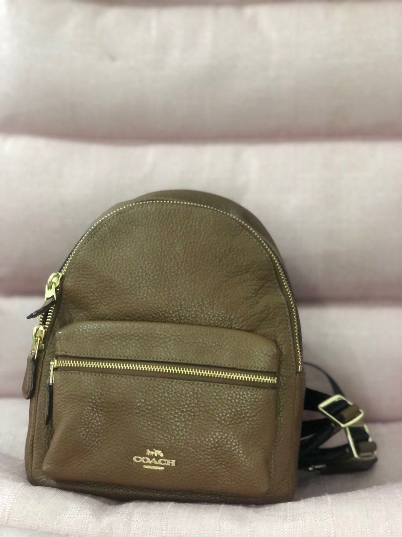 Coach Mini Backpack (Category: Luxury Bags & Wallets) located in Pasig City. Submitted by fashion.ph (Listing ID 1249291130, Image 1). Description: 💯 authentic.