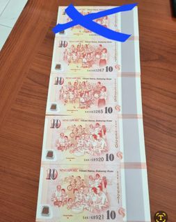 Commemorative singapore notes 10 dollars ( price for 1 piece)