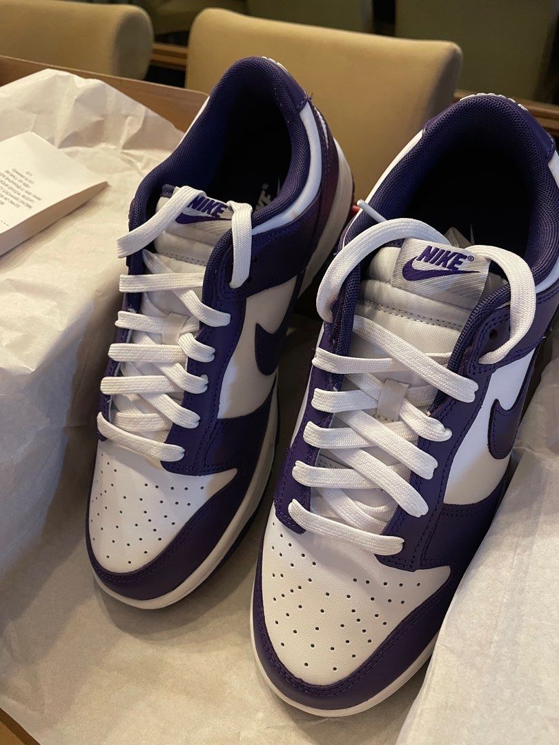 Court purple (Category: Sneakers) located in Imus. Submitted by charlesdanielp (Listing ID 1249326569, Image 3). Description: Nike Dunk Low Court Purple Brand New! Original (with receipt) Bought last Aug 14, 2023 at nike Available size 9.5 & 10 .