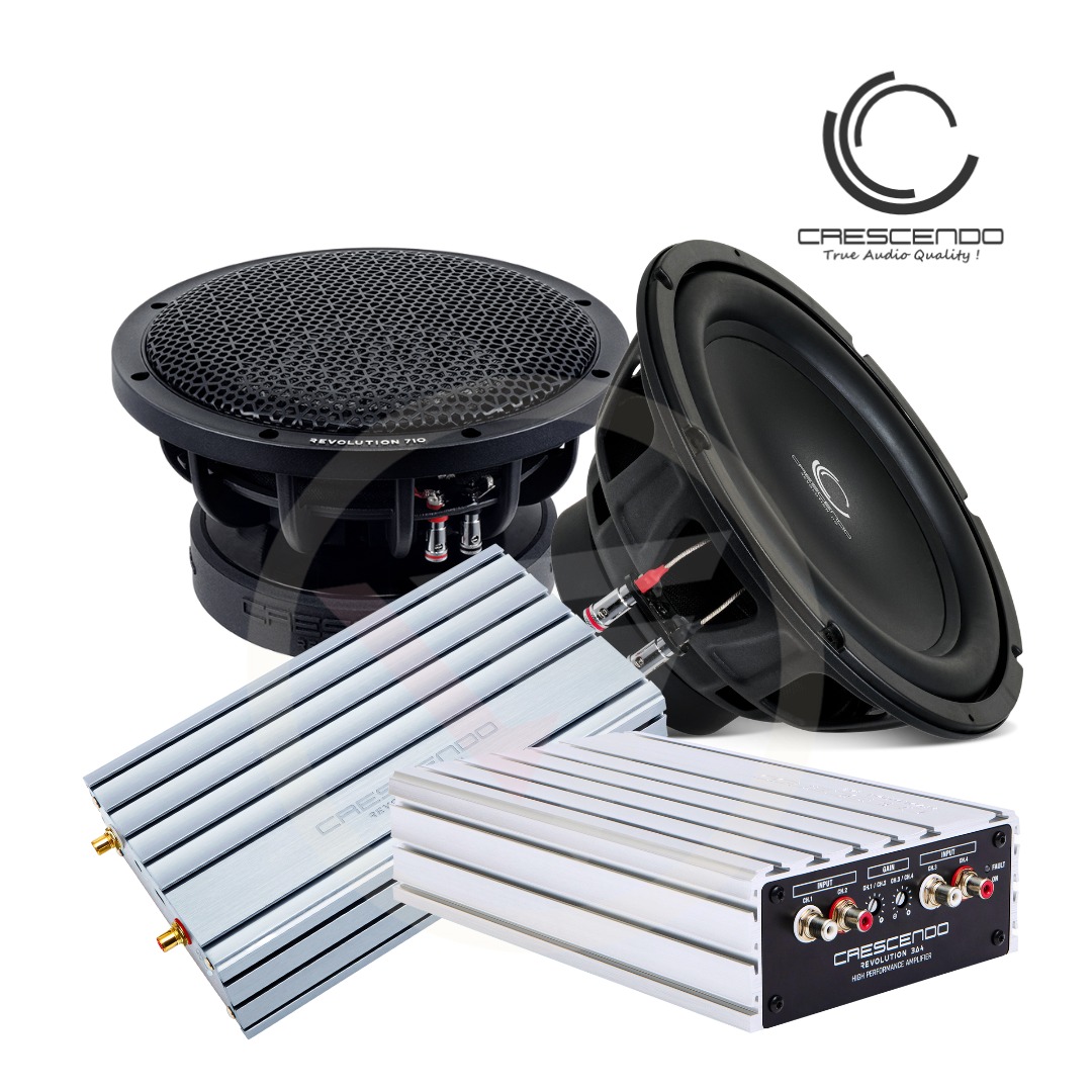CRESCENDO REVOLUTION Series Car Audio System Amplifier