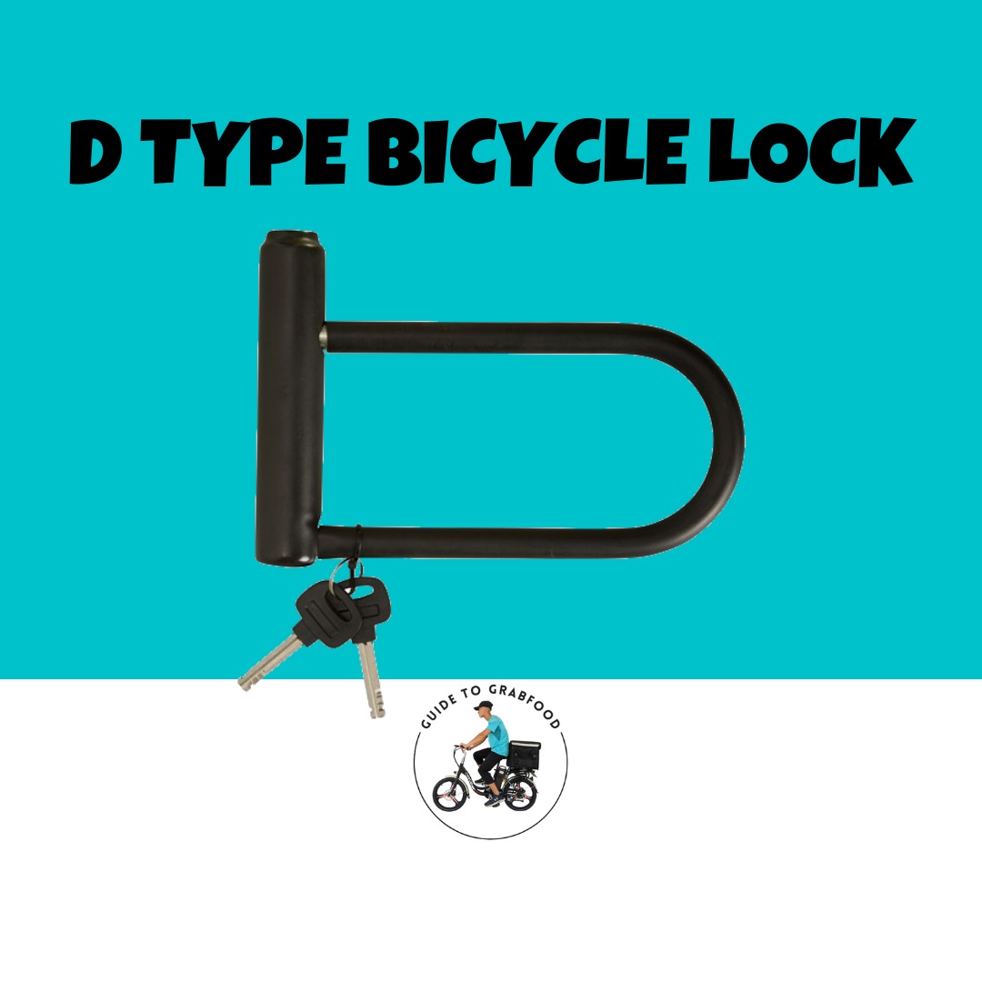 D Type Bicycle Lock Ebike Anti Theft Safety, Sports Equipment, Bicycles & Parts, Parts