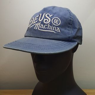 Deus Ex Machina Blue Denim Snapback Cap. (Original)