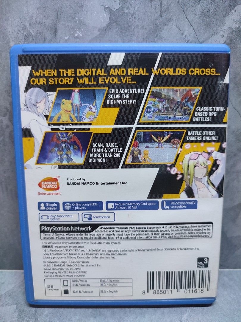 Digimon story Cybersleuth Psvita, Video Gaming, Video Games ...